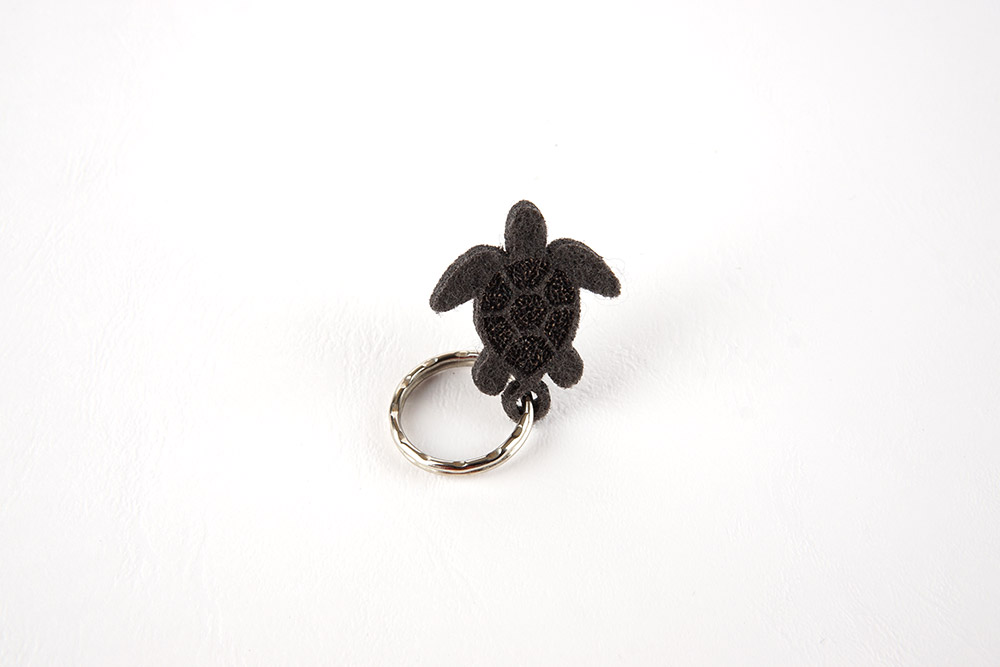 Schlüsselanhänger Schildkröte | grau